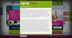 Desktop Screenshot of ogrodyrozane.pl
